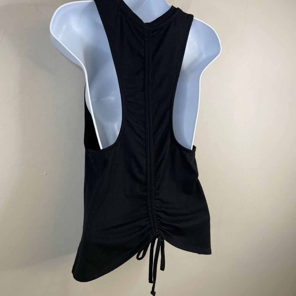 Boho Festival Top Womens Small Indie Ruched Butterfly Racerback Sleeveless Beach - Picture 9 of 13